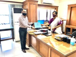 MOHD GULAB MEETS CHIEF SECRETARY FOR IMPROVING ECONOMIC CONDITION OF MINORITIES