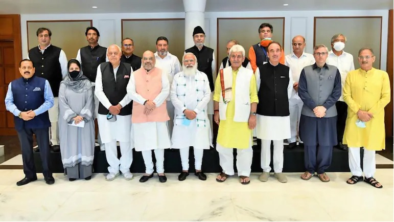 TODAY’s MEETING IN J&K WENT UNDERWAY, NO AGENDA IS CLEAR