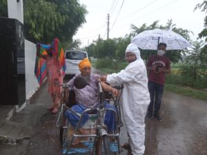 949 RECEIVE JABS AT HOME AS ADMINISTRATION INTENSIFIES DRIVE TO INOCULATE SPECIALLY-ABLED BENEFICIARIES-DC GHANSHYAM THORI