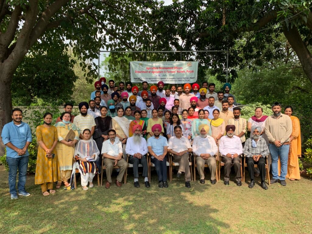 INDUCTION PROGRAM ORGANIZED FOR NEWLY RECRUITED 108 AGRICULTURE DEVELOPMENT OFFICERS