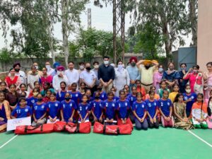 Sukhwinder Singh Bindra inaugurates open gym at Govt Sr Sec School in Mundian Kalan