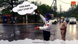 EVEN THE RAIN CAN’T STOP PUNJAB POLICE