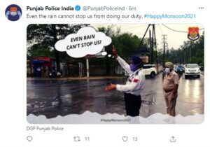EVEN THE RAIN CAN’T STOP PUNJAB POLICE