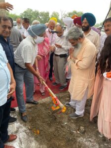 Bharat Bhushan Ashu lays foundation stone of state-of-the-art ultra modern senior citizen home