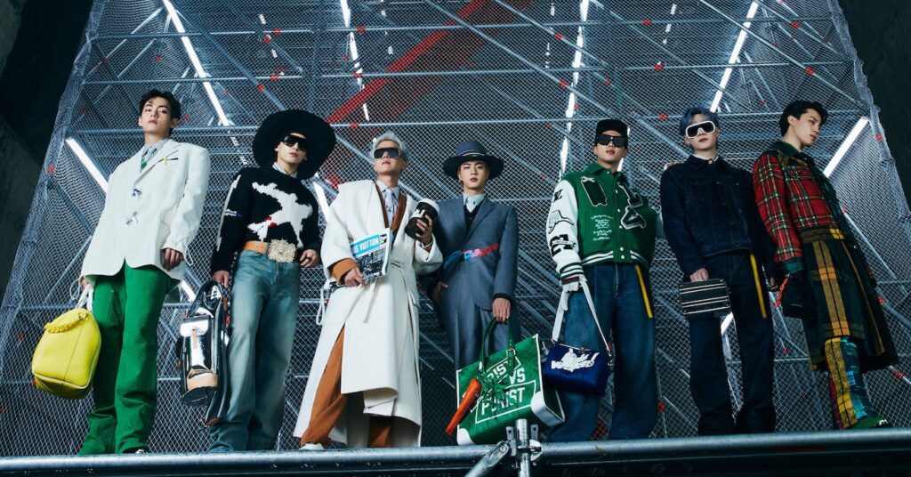 BTS’ BREATHTAKING LOOKS FROM LUXURIOUS LOUIS VUITTON MEN’s FALL FASHION WEEK-2021