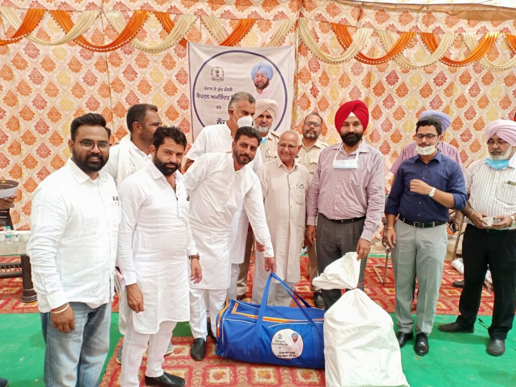 बलुआना निर्वाचन क्षेत्र की पंचायतों को खेल किट वितरण का शुभारंभ