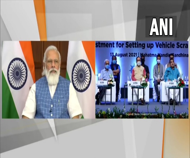 PM MODI LAUNCHED NATIONAL AUTOMOBILE SCRAPPAGE POLICY TODAY VIA VIDEO CONFERENCING