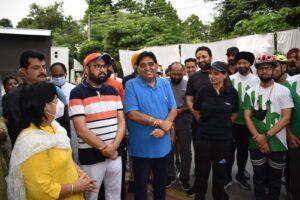 SUNDER SHAM ARORA KICK-STARTS HOSHIARPUR SMART BIKES PROJECT UNDER MISSION TANDRUST PUNJAB