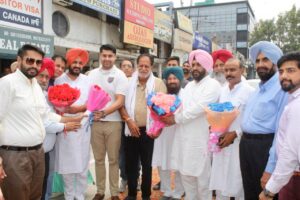 MAYOR BALKAR SINGH SANDHU DEDICATES BEAUTIFICATION & DEVELOPMENT WORKS IN GIAN SINGH RAREWALA MARKET