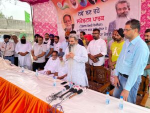 Bharat Bhushan Ashu lays foundation stone of. “Sports Park” in Haibowal Dairy Complex