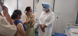 Health Minister Inaugurates Temporary 100 Bed Hospital at Phase-6