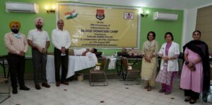 To mark Independence Day Celebrations, Punjab Police organise Blood Donation Camp