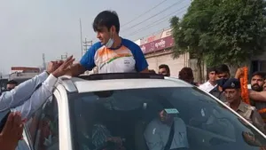 OLYMPIC CHAMPION NEERAJ CHOPRA HOSPITALISED IN PANIPAT DUE TO HIGH FEVER