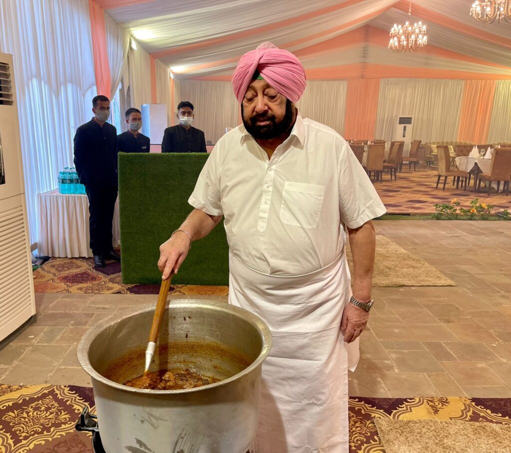 Patialvi tadka by CM  ahead of dinner to Olympians