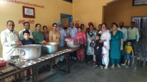 महाराज संत दर्शन सिंह के 100वें जन्मदिन की खुशी में परमजीत राए ने सांझी रसोई में दिया 5100 रुपए  का योगदान