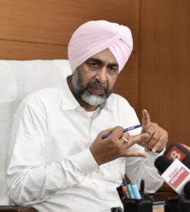 MANPREET SINGH BADAL ASSUMES CHARGE AS MINISTER OF FINANCE, TAXATION, GOVERNANCE REFORMS AND PROGRAMME IMPLEMENTATION