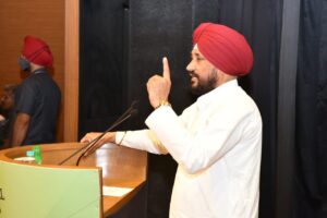 PUNJAB CM PAYS SHARES GRIEF WITH BEREAVED FAMILY OF MARTYR SEPOY GAJJAN SINGH AT HIS NATIVE VILLAGE PACHARNDA