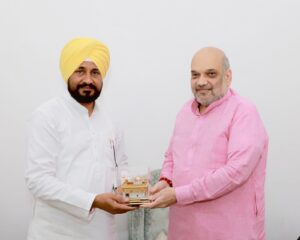 PUNJAB CM SEEKS PERSONAL INTERVENTION OF AMIT SHAH TO SEAL BORDERS TO CHECK ILLEGAL SUPPLY OF DRUGS AND WEAPONS
