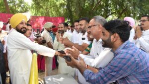 PUNJAB CM LAYS FOUNDATION STONE OF SLEW OF DEVELOPMENT PROJECTS WORTH NEARLY RS. 60 CRORE