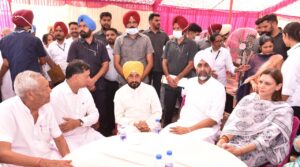 PUNJAB CM LAYS FOUNDATION STONE OF SLEW OF DEVELOPMENT PROJECTS WORTH NEARLY RS. 60 CRORE