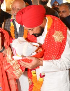 CM announces to waive off GST on Langar at Sri Devi Talab Temple