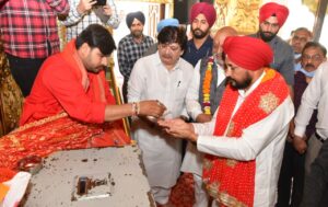CM announces to waive off GST on Langar at Sri Devi Talab Temple