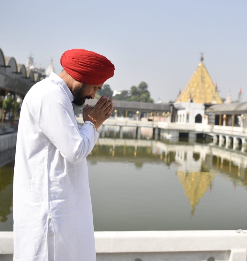 CM announces to waive off GST on Langar at Sri Devi Talab Temple