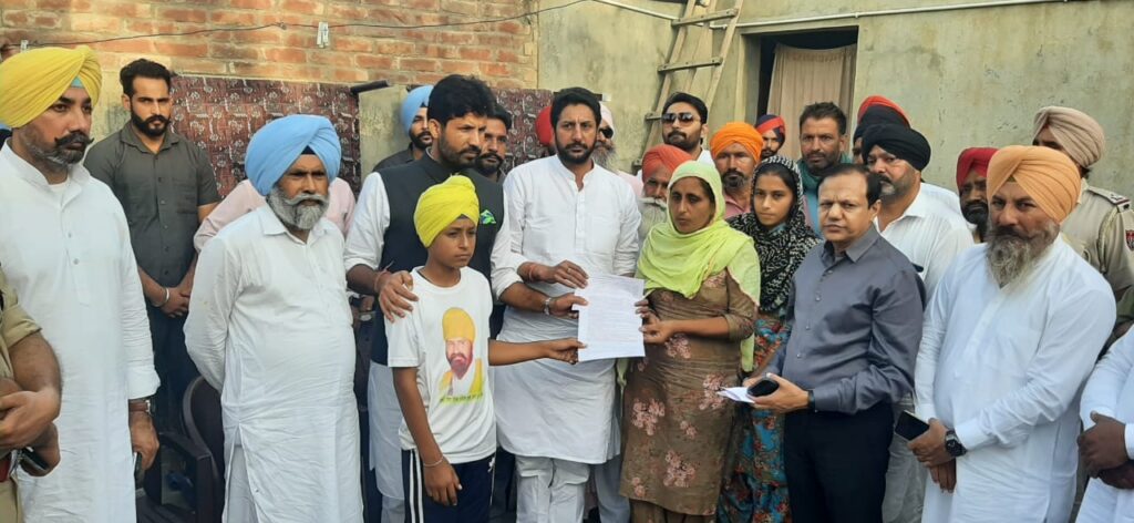 RAJA WARRING HANDS OVER APPOINTMENT LETTERS TO FAMILY MEMBERS OF SEVEN FARMERS LOST LIVES DURING FARMERS’ AGITATION