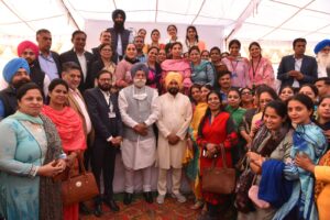 PUNJAB CM LAYS FOUNDATION STONES OF SLEW OF DEVELOPMENT PROJECTS WORTH RS. 127 CRORE AT KHARAR