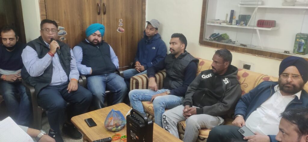 BJP Intellectual cell Jalandhar successfully organized its 4th meeting under its “Jansamparak Abhiyan”
