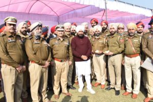 मुख्यमंत्री द्वारा पंजाब पुलिस के जवानों के लिए नये साल पर तोहफ़ा