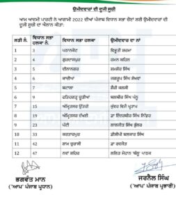AAP releases second list of 30 candidates