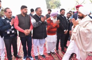 PUNJAB CM LAYS FOUNDATION STONES OF SLEW OF DEVELOPMENT PROJECTS TO THE TUNE OF RS. 100 CRORE IN KHARAR AND MORINDA