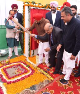 PUNJAB CM LAYS FOUNDATION STONES OF DEVELOPMENT PROJECTS WORTH RS. 1050 CRORE FOR SANGRUR