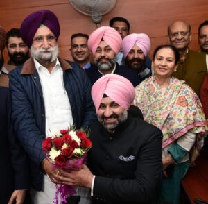 Barindermeet Singh Pahra takes over as Milkfed Chairman in presence of Deputy Chief Minister Randhawa and Ministers