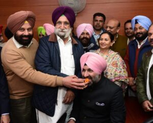 Barindermeet Singh Pahra takes over as Milkfed Chairman in presence of Deputy Chief Minister Randhawa and Ministers
