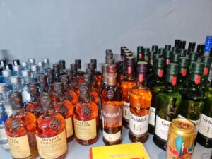 BIG HAUL OF ILLICIT LIQUOR, 2150 CASES OF SMUGGLED BRANDED LIQUOR WITHOUT HOLOGRAMS SEIZED IN AMRITSAR