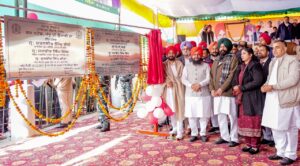 PUNJAB CM LAYS FOUNDATION STONES OF DEVELOPMENT PROJECTS WORTH RS. 87 CRORE IN ZIRA