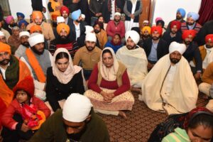 PUNJAB CM PAYS OBEISANCE AT GURUDWARA SRI QATALGARH SAHIB DURING MARCH FROM MORINDA RESIDENCE TO SRI CHAMKAUR SAHIB