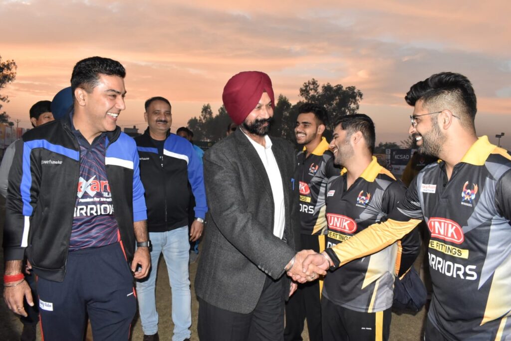Additional commissioner IT and IGP kickstart Jalandhar Heights Cricket Premier League