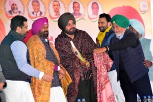ਕੇਵਲ ਸਿੰਘ ਢਿੱਲੋਂ ਦੀ ਅਗਵਾਈ ਵਿੱਚ ਨਵਜੋਤ ਸਿੰਘ ਸਿੱਧੂ ਦੀ ਬਰਨਾਲਾ ਰੈਲੀ ਨੇ ਧਾਰਿਆ ਮਹਾਂ ਰੈਲੀ ਦਾ ਰੂਪ