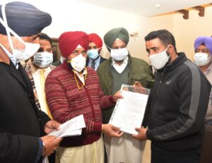 CM CHANNI HANDS OVER APPOINTMENT LETTERS TO 27 FAMILY MEMBERS OF FARMERS WHO LOST THEIR LIVES IN ANTI FARM LAW MOVEMENT