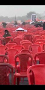 Weather played a spoil sport in PM’s rally, Captain addressed empty pandal