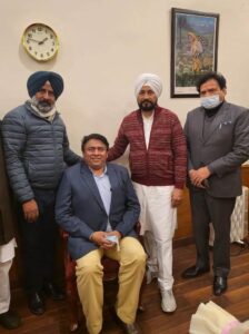 DR. NAVJOT DHAIYA ASSUMES CHARGE AS CHAIRPERSON OF PSCGC IN PRESENCE OF CM CHANNI