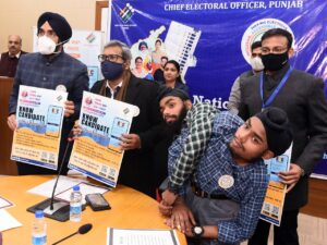 National Voters’ Day : CEO Punjab hands-over Voter ID Cards to Sohna-Mohna & five more new voters