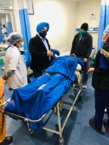 BLO met with accident in Gurdaspur; CEO Punjab & two DCs  ensures prompt medical help