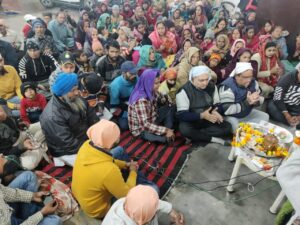 श्री गुरु रविदास महाराज जी के प्रकाश पर्व के सम्बंध में प्रभात फेरी का आयोजन
