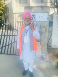जोगिंदर मान ने डाला वोट