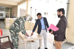 FOOLPROOF SECURITY FOR EVMs AND VVPAT MACHINES STORED AT STRONG ROOM – DC GHANSHYAM THORI