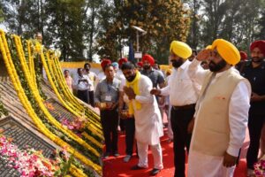 ON MARTYRDOM DAY OF LEGENDARY MARTYR-CM VOWS TO MAKE PUNJAB A CORRUPTION FREE STATE